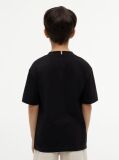 Μαύρο T-Shirt Με Heritage Σημαιάκι  Αγόρια