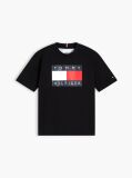 Μαύρο T-Shirt Με Heritage Σημαιάκι  Αγόρια