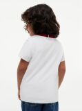 White Crest Logo Jersey T-Shirt  Boys