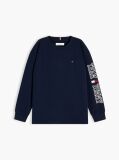 Blue Logo Long Sleeve T-Shirt  Boys