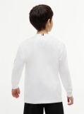 White Logo Long Sleeve T-Shirt  Boys