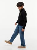 Black Logo Badge Quarter-Zip Sweatshirt  Boys