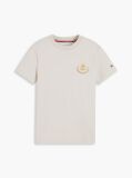 Beige Shield Logo Appliqué T-Shirt  Boys