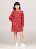 Multi Mountain Floral Print Fit And Flare Dress  Girls
