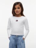White Heritage Extra Slim Long Sleeve T-Shirt  Girls
