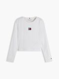 White Heritage Extra Slim Long Sleeve T-Shirt  Girls