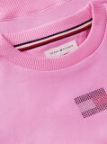 Pink Rhinestone Crew Neck Sweatshirt  Girls