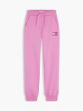 Pink Rhinestone Relaxed Terry Joggers  Girls
