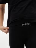 Black Essential Hilfiger Monotype T-Shirt And Leggings Set  Girls
