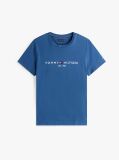 Blue Organic Cotton Chest Logo T-Shirt  Men