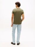 Green Organic Cotton Chest Logo T-Shirt  Men