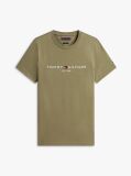 Green Organic Cotton Chest Logo T-Shirt  Men