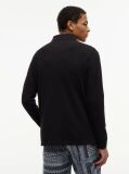 Black 1985 TH Flex Regular Fit Long Sleeve Polo  Men
