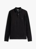 Black 1985 TH Flex Regular Fit Long Sleeve Polo  Men