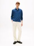 Blue 1985 TH Flex Regular Fit Long Sleeve Polo  Men