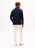 Blue 1985 TH Flex Regular Fit Long Sleeve Polo  Men