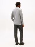 Grey 1985 TH Flex Regular Fit Long Sleeve Polo  Men