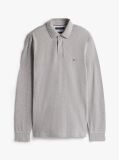 Grey 1985 TH Flex Regular Fit Long Sleeve Polo  Men
