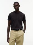 Μαύρο Slim T-Shirt Με Κεντητό Σημαιάκι  Άνδρες