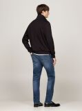 Black Quarter-Zip Intechno Knit Sweatshirt  Men
