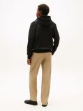 Μαύρο Hoody Από Fleece Με Κορδόνι  Άνδρες