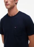 Μπλε T-Shirt Με Σήμα Στην Τσέπη  Άνδρες