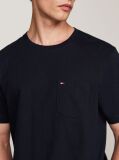 Μπλε T-Shirt Με Σήμα Στην Τσέπη  Άνδρες