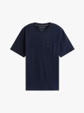 Μπλε T-Shirt Με Σήμα Στην Τσέπη  Άνδρες