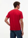 Κόκκινο T-Shirt Με Σήμα Στην Τσέπη  Άνδρες