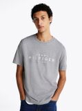 Grey Logo Crew Neck T-Shirt  Men