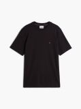 Μαύρο Interlock Πλεκτό T-Shirt  Άνδρες