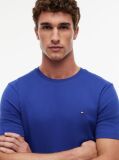 Blue Interlock Knit T-Shirt  Men