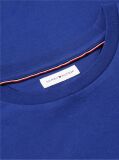 Blue Interlock Knit T-Shirt  Men