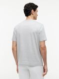 Γκρι Interlock Πλεκτό T-Shirt  Άνδρες