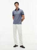 Multi Performance Regular Fit Quarter-Zip Oxford Polo Shirt  Men