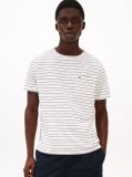 Multi Flag Embroidery Stripe T-Shirt  Men