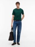 Green Flag Embroidery T-Shirt  Men