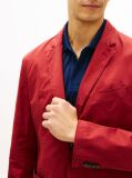 Κόκκινο Smart Casual Blazer Σε Κανονική Γραμμή  Άνδρες