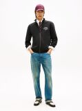 Black Stand-Up Collar Track Jacket  Men