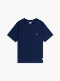 Μπλε Άνετο T-Shirt Με Ραγκλάν Μανίκια  Άνδρες