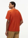 Πορτοκαλί Άνετο T-Shirt Με Ραγκλάν Μανίκια  Άνδρες