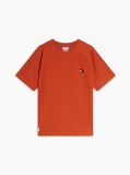 Πορτοκαλί Άνετο T-Shirt Με Ραγκλάν Μανίκια  Άνδρες