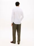 Άσπρο Smart Casual TH Flex Πουκάμισο Σε Slim Γραμμή  Άνδρες