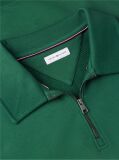 Green Graphic Quarter-Zip Rugby Sweatshirt  Men