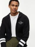 Black Nautical Logo Zip-Thru Hoody  Men