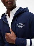 Blue Nautical Logo Zip-Thru Hoody  Men