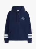 Blue Nautical Logo Zip-Thru Hoody  Men