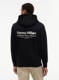 Black Back Graphic Relaxed Terry Hoody  Men
