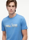 Blue Logo Graphic Jersey T-Shirt  Men