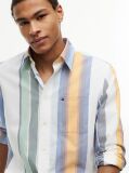 Multi Relaxed Fit Multicolour Stripe Oxford Shirt  Men